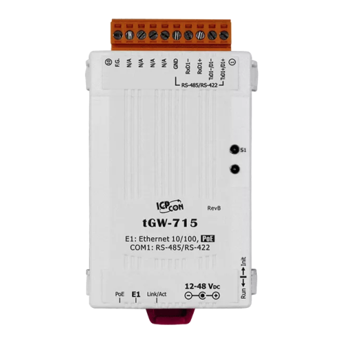 Компактный шлюз Modbus TCP tGW-715