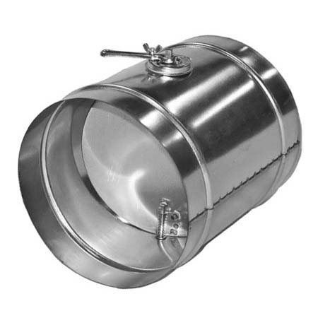Дроссель-клапан (кп) (Ø125 (оц.ст. 0,50 мм.)) — уценка