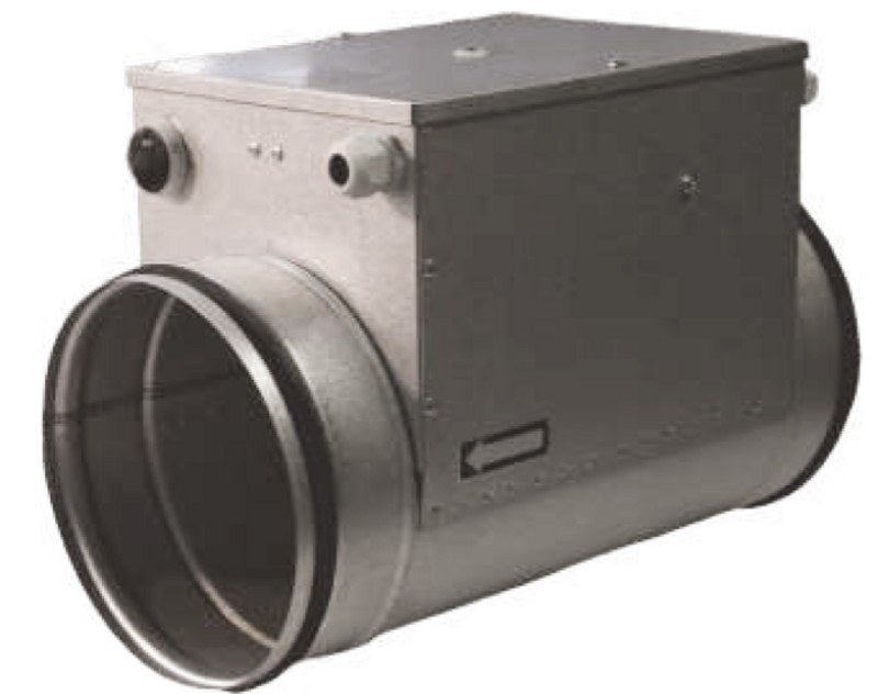Круглый канальный электрический нагреватель Komfovent ARDHE-200-1,5 (-30..0)/(0...+30)