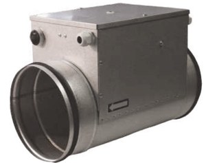Круглый канальный электрический нагреватель Komfovent ARDHE-250-3 (-30..0)/(0...+30)