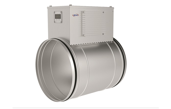 Воздухонагреватель канальный электрический Канал-ЭКВ-К-С1