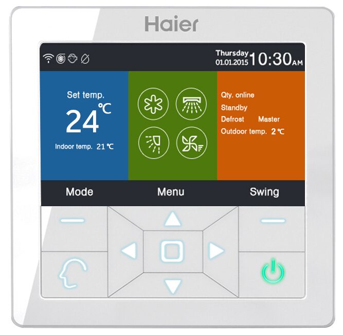 Настенный проводной пульт управления Haier YR-E16B