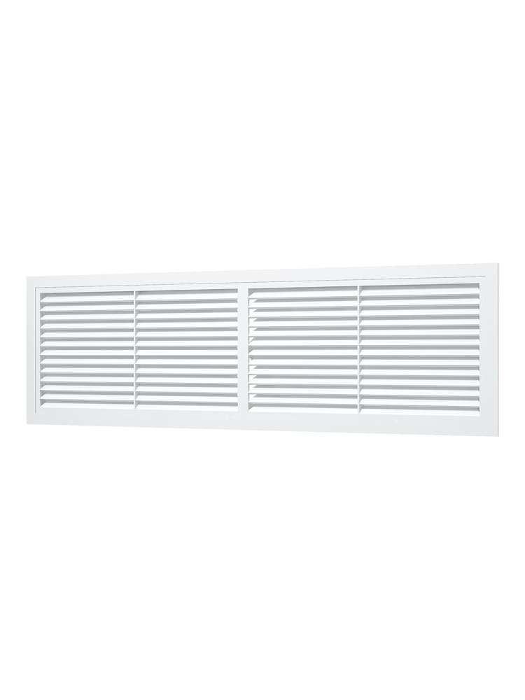 Решетка вентиляционная РП. фланец 432х117 переточная 455х133 пластик ERA