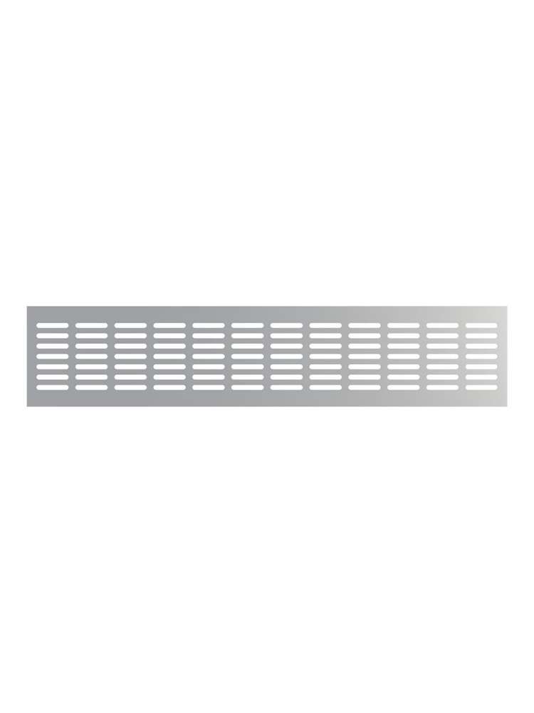 Решетка вентиляционная DP AL сетка переточная 480х100 алюминий Silver ERA