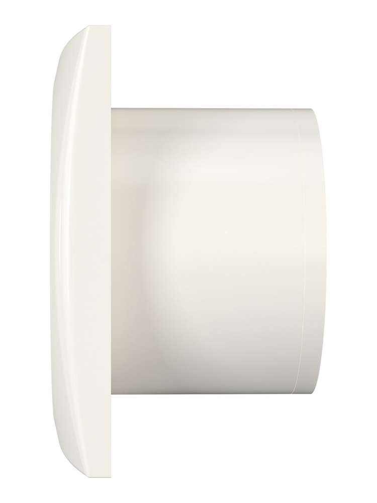 Вентилятор накладной AURA D125 обратный клапан Ivory DICITI