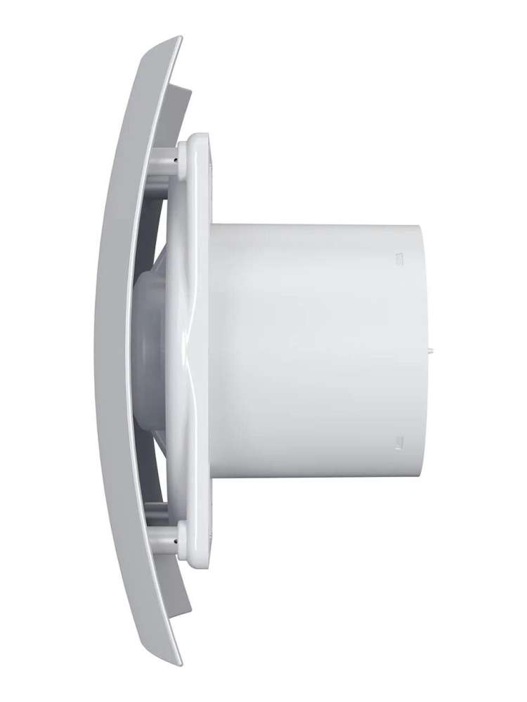 Вентилятор накладной BREEZE D125 обратный клапан Gray metal DICITI