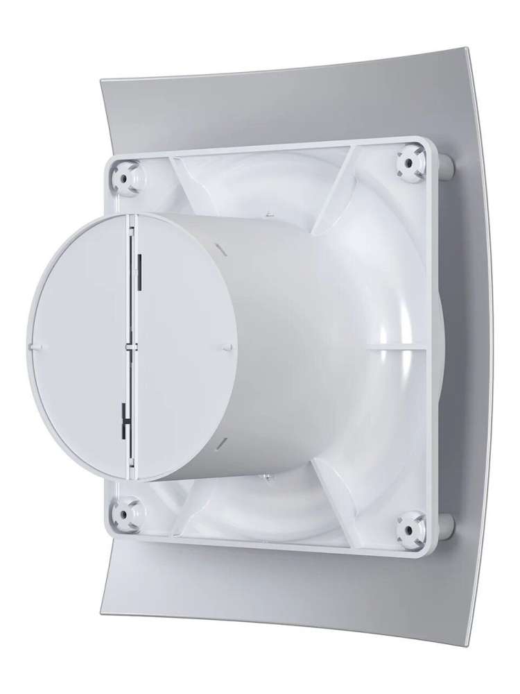 Вентилятор накладной BREEZE D125 обратный клапан Gray metal DICITI