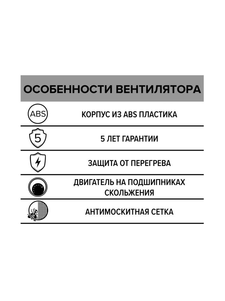 Вентилятор накладной EURO D125 сетка ERA