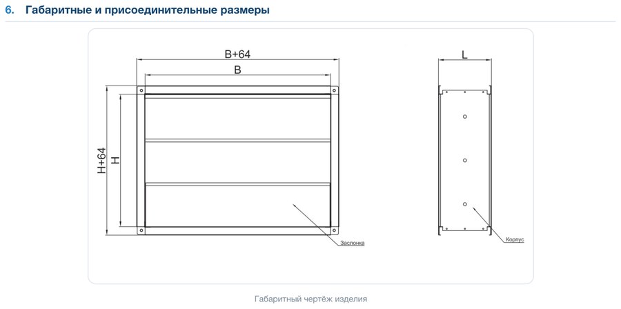 Клапан обратный оцинкованный КОл-ОЦ-У (утепленный, лепестковый)