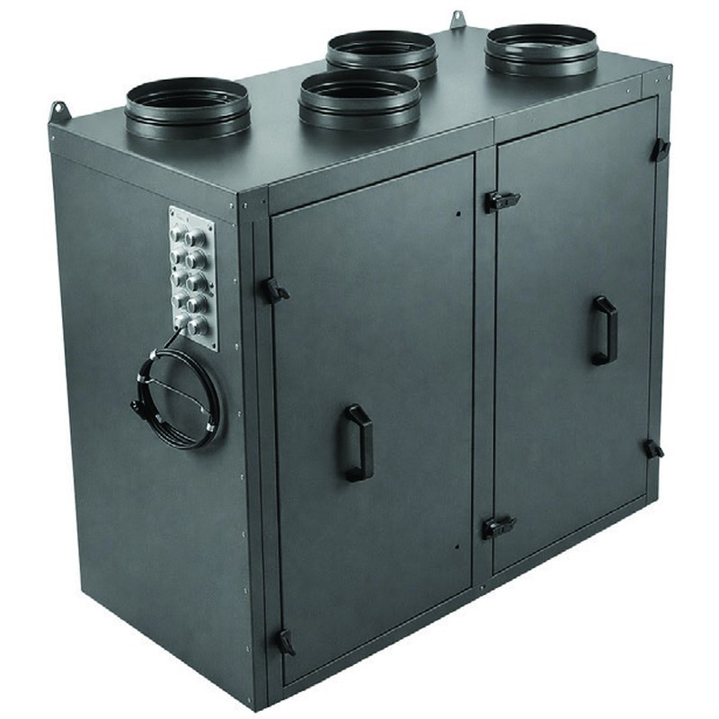 Приточно-вытяжная установка с роторным рекуператором RWN-RR-500(30m)-ЕС-НЕ1,5-Compact(N)