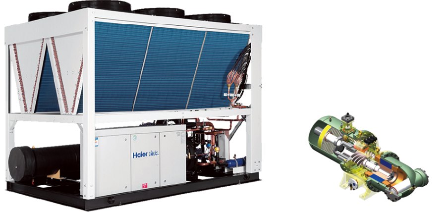 Винтовой чиллер Haier CI0920PANH с воздушным охлаждением